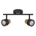 Ledvance LED Decor Spot Cork Stål Sort 6W 460lm - 827 Ekstra Varm Hvid | Dæmpbar
