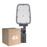 Fordelspakke 4x Ledvance LED gadebelysning Area Value Små SPD Aluminium grå 30W 3900lm 160x58D - 730 varm hvid | IP66 - symmetrisk
