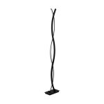 Eglo Gulvlampe Lasana 3 Stål Aluminium Sort 17W 2300lm - 830 Varm Hvid | IP20