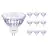 Fordelspakke 10x Philips Master Value LED Spot GU5.3 MR16 7.5W 630lm 36D - 930 varm hvid | bedste farvegengivelse - dæmpbar - erstatter 50W